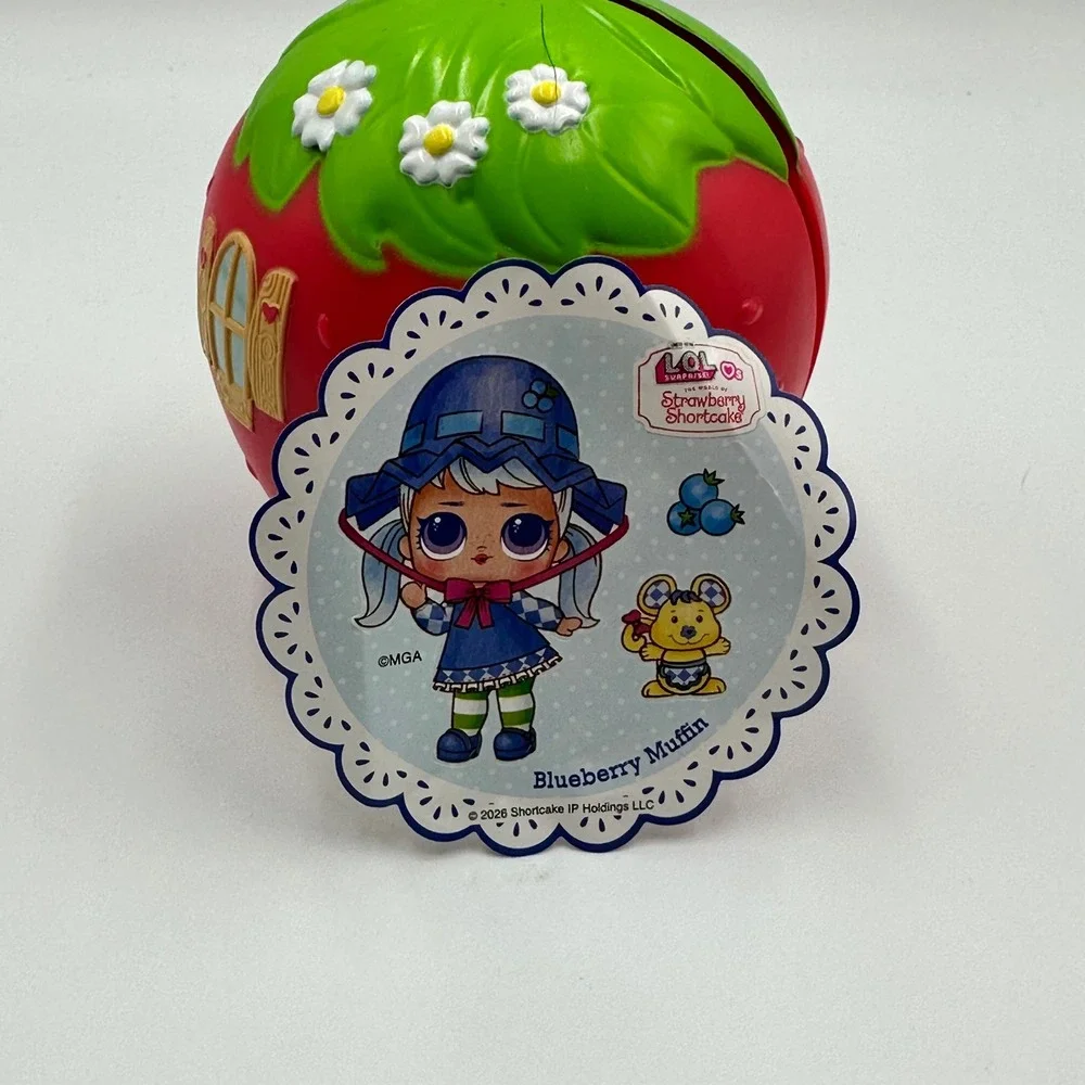 LOL Surprise Loves Strawberry Shortcake Blueberry Muffin Doll Figure with House